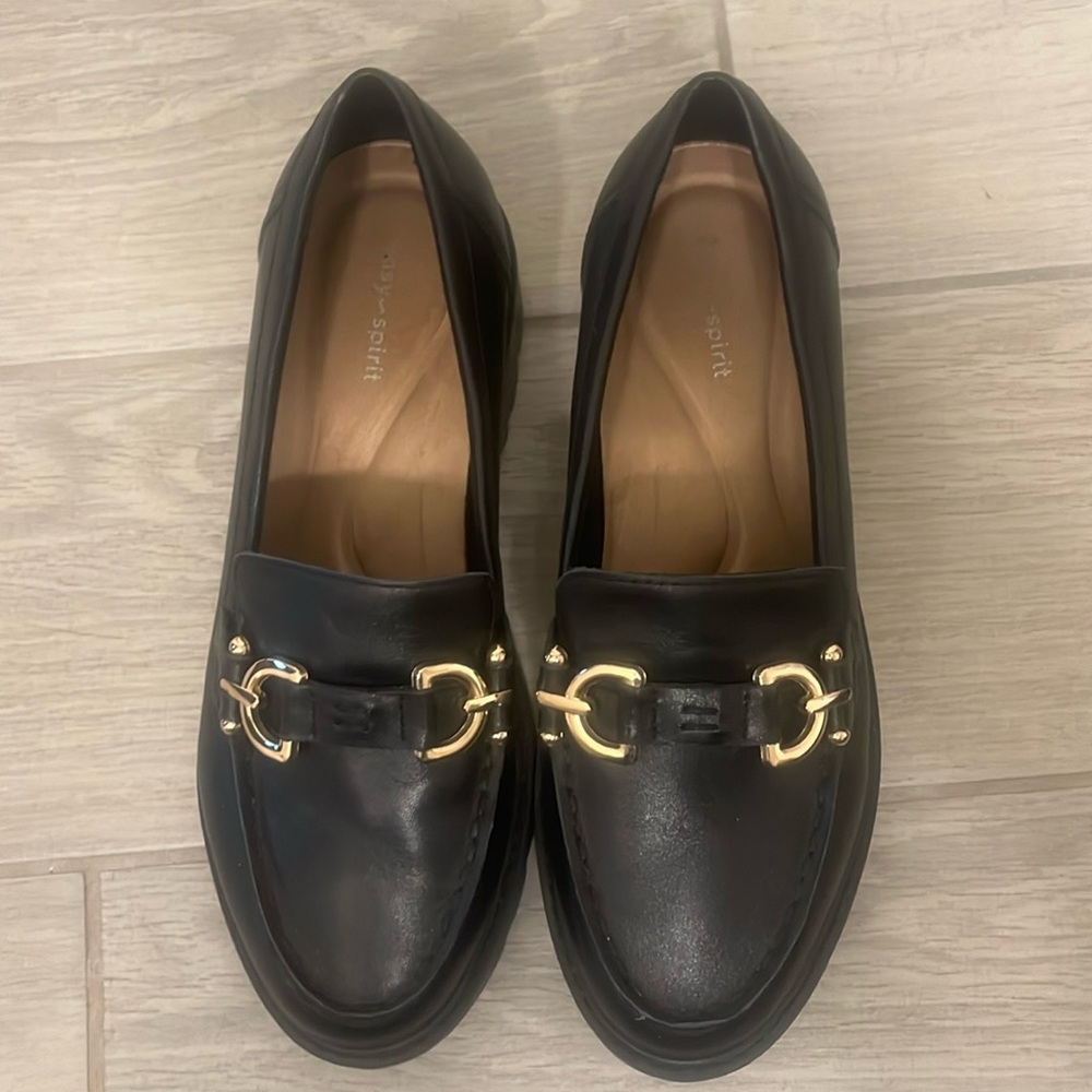 Black Leather loafers